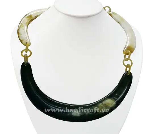 Buffalo Horn Necklace HD10707, handmade buffalo horn jewelry