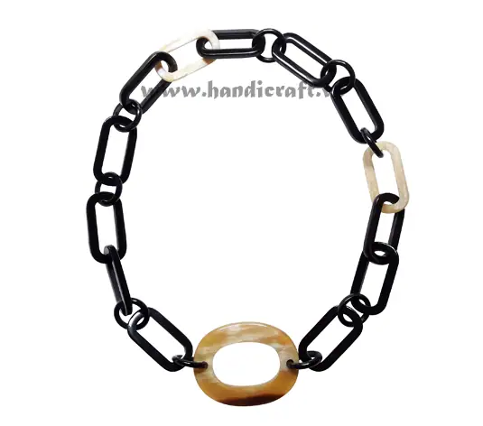 Buffalo Horn Necklace HD10720, handmade buffalo horn jewelry