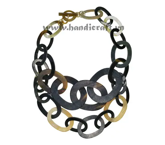 Buffalo Horn Necklace HD10738, handmade buffalo horn jewelry