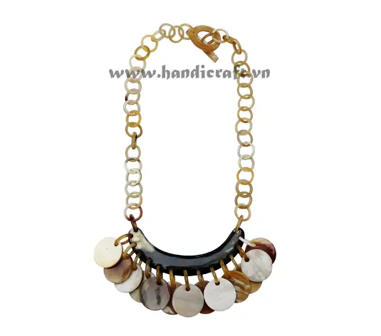 Buffalo Horn Necklace HD10747, handmade buffalo horn jewelry