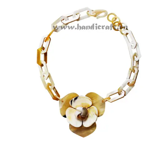 Buffalo Horn Necklace HD10809, handmade buffalo horn jewelry