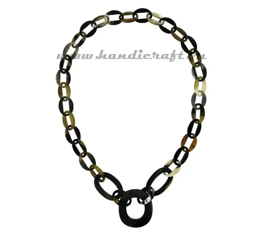 Buffalo Horn Necklace HD10812, handmade buffalo horn jewelry