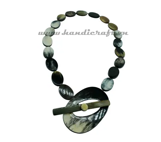 Buffalo Horn Necklace HD10820, handmade buffalo horn jewelry