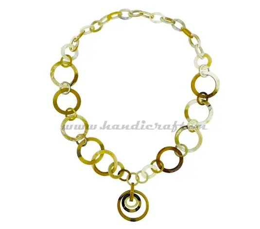 Buffalo Horn Necklace HD10824, handmade buffalo horn jewelry