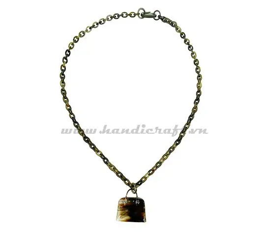 Buffalo Horn Necklace HD10830, handmade buffalo horn jewelry