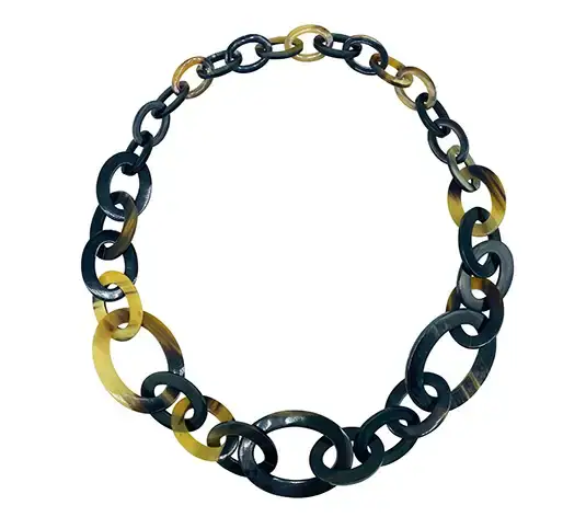 Buffalo Horn Necklace HD10832, handmade buffalo horn jewelry