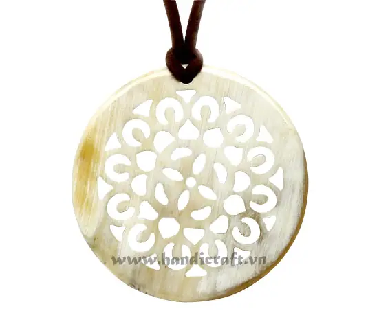 Buffalo Horn Pendant HD20034, handmade buffalo horn jewelry