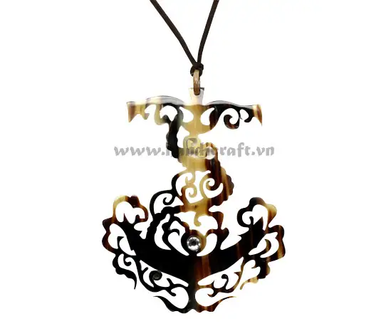 Buffalo Horn Pendant HD20038, handmade buffalo horn jewelry