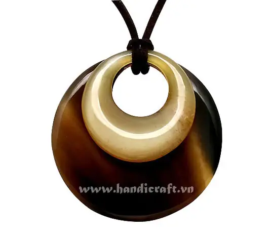 Buffalo Horn Pendant HD20046, handmade buffalo horn jewelry