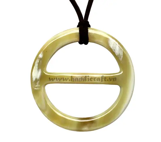 Buffalo Horn Pendant HD20055, handmade buffalo horn jewelry