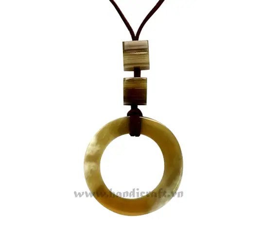 Buffalo Horn Pendant HD20060, handmade buffalo horn jewelry