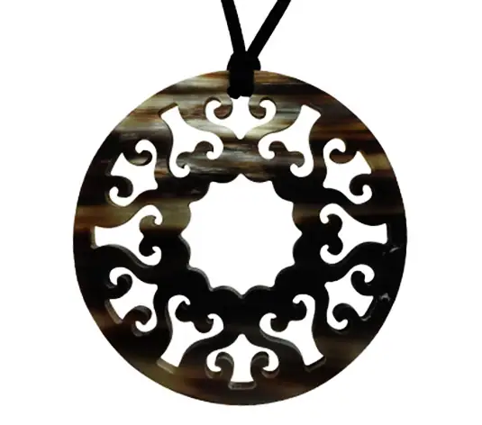 Horn Pendant HD20073, handmade buffalo horn jewelry