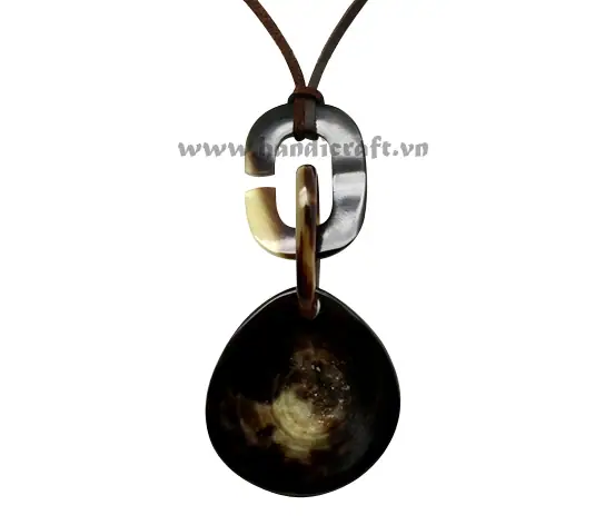 Horn Pendant HD20115, handmade buffalo horn jewelry