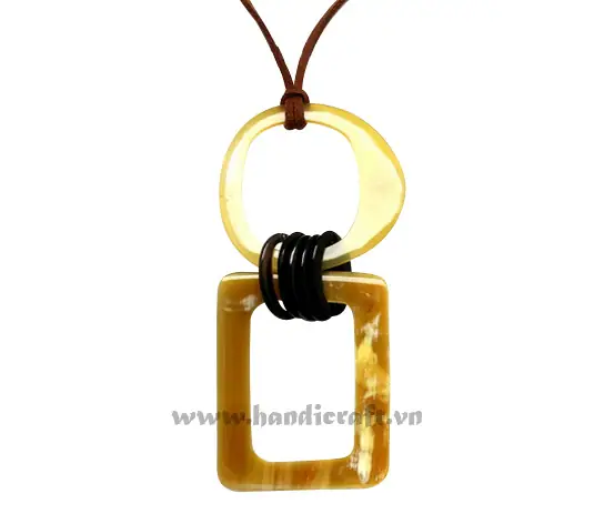 Horn Pendant HD20122, handmade buffalo horn jewelry
