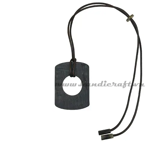 Matte Horn Pendant HD20127, handmade buffalo horn jewelry
