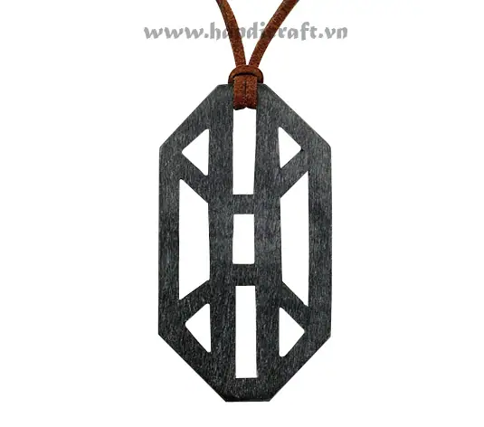 Matte Horn Pendant HD20130, handmade buffalo horn jewelry
