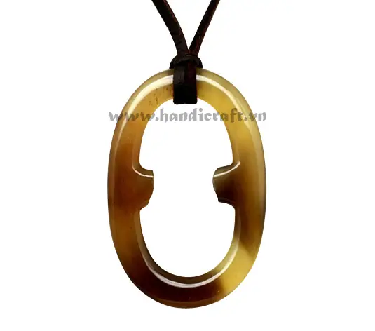 Horn Pendant HD20132, handmade buffalo horn jewelry