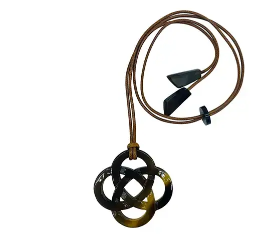 Horn Pendant HD20331, handmade buffalo horn jewelry