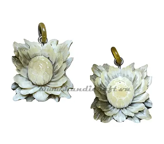 Horn Earrings HD30125, handmade buffalo horn jewelry