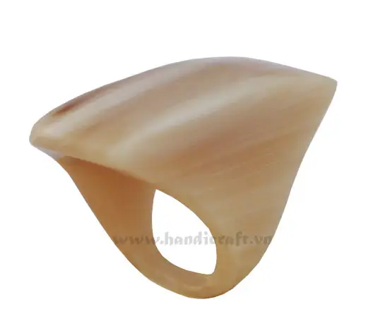 Horn Ring HD40005, handmade buffalo horn jewelry