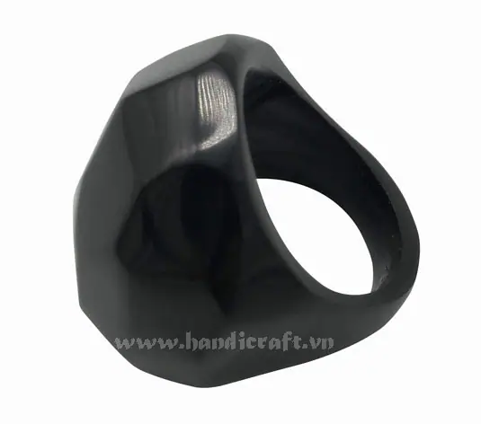 Horn Ring HD40008, handmade buffalo horn jewelry