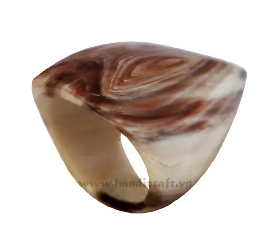 Horn Ring HD40009, handmade buffalo horn jewelry
