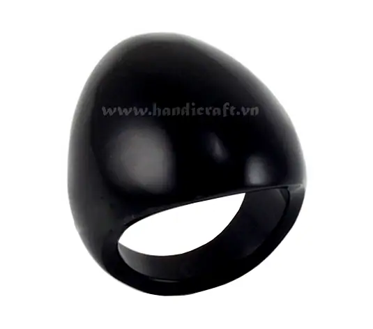 Horn Ring HD40021, handmade buffalo horn jewelry