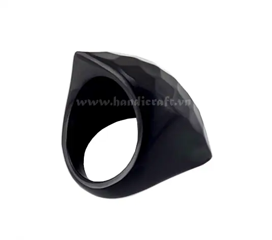 Horn Ring HD40032, handmade buffalo horn jewelry