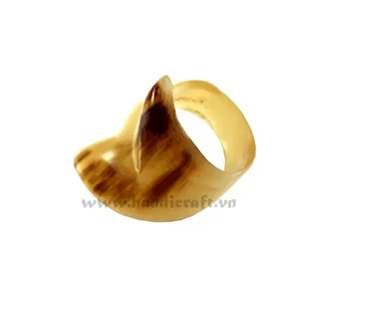 Horn Ring HD40042, handmade buffalo horn jewelry