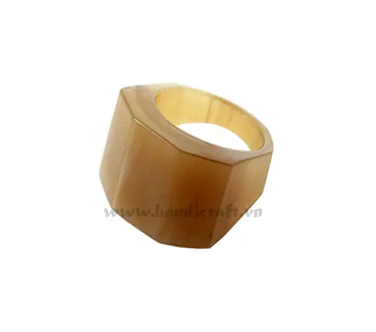 Horn Ring HD40044, handmade buffalo horn jewelry
