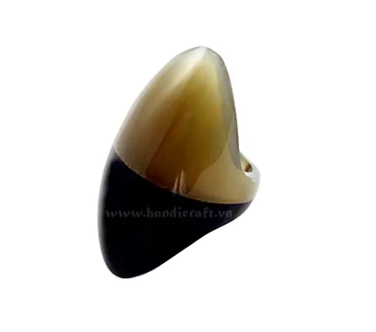 Horn Ring HD40056, handmade buffalo horn jewelry