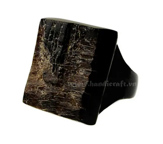 Horn Ring HD40063, handmade buffalo horn jewelry