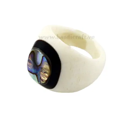 Bone Ring HD40069, handmade buffalo horn jewelry