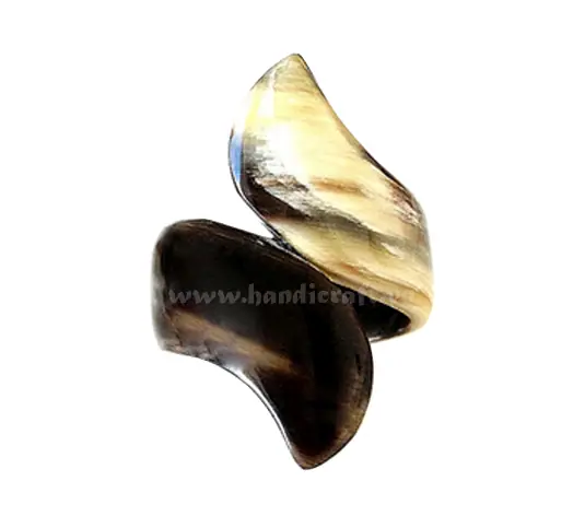 Horn Ring HD40076, handmade buffalo horn jewelry