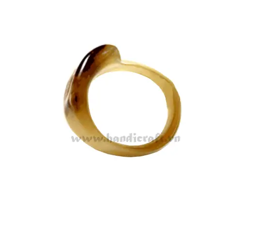 Horn Ring HD40077, handmade buffalo horn jewelry