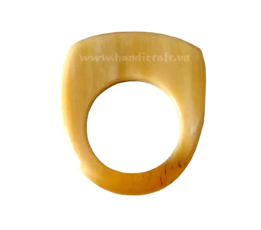 Horn Ring HD40085, handmade buffalo horn jewelry