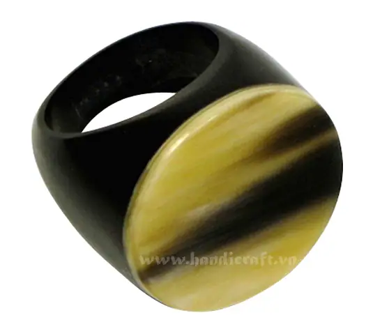 Horn Ring HD40088, handmade buffalo horn jewelry