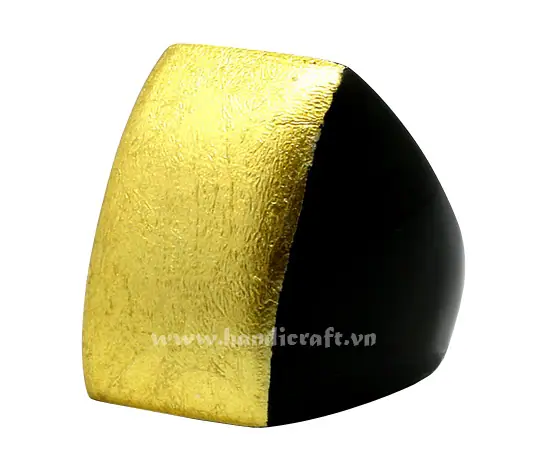 Horn & Lacquer Ring HD40096, handmade buffalo horn jewelry