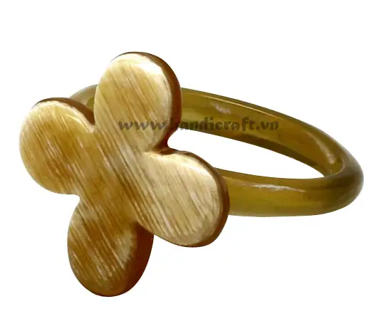 Horn Ring HD40102, handmade buffalo horn jewelry