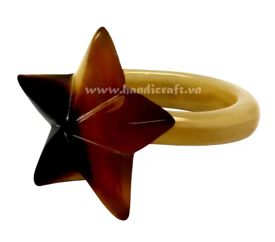 Horn Ring HD40103, handmade buffalo horn jewelry
