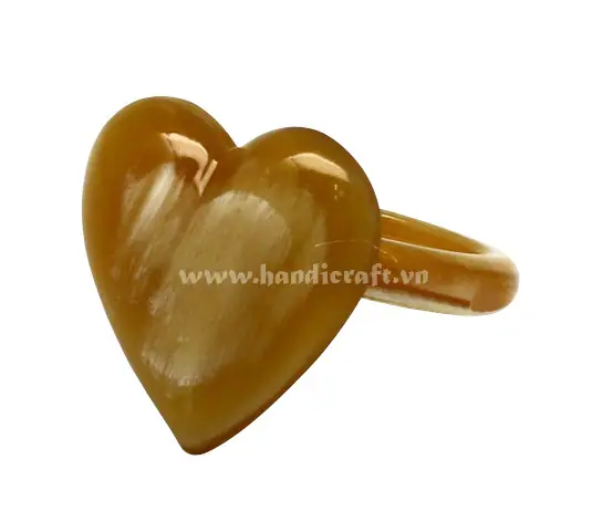 Horn Ring HD40104, handmade buffalo horn jewelry