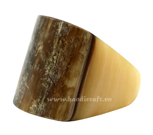 Horn Ring HD40107, handmade buffalo horn jewelry