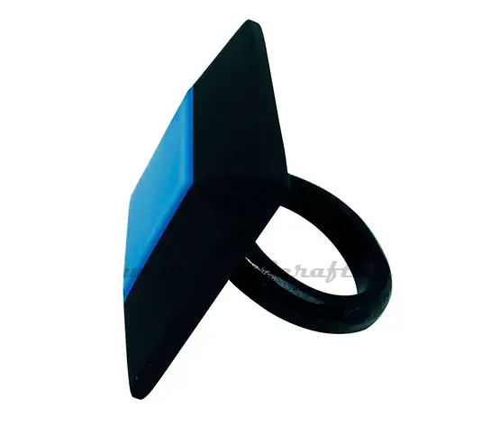 Horn Ring HD40120, handmade buffalo horn jewelry