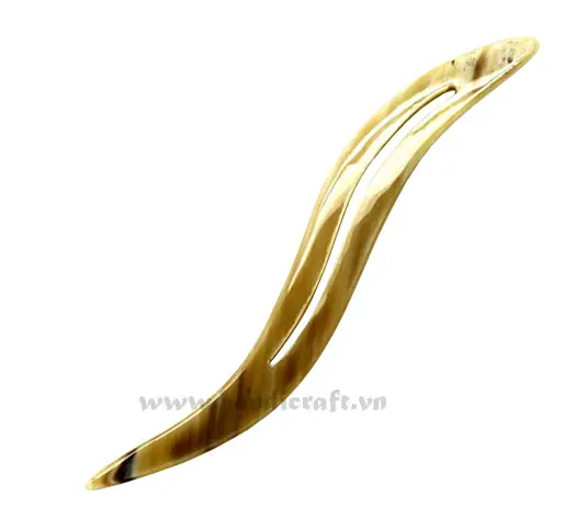 Horn Hair Pin HD50012, handmade buffalo horn jewelry