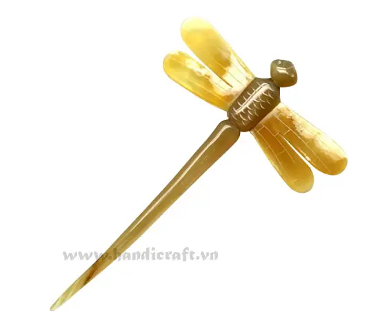 Horn Hair Pin HD50016, handmade buffalo horn jewelry