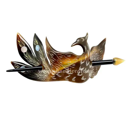 Handmade Horn Hair Accessories HD50235, handmade buffalo horn jewelry
