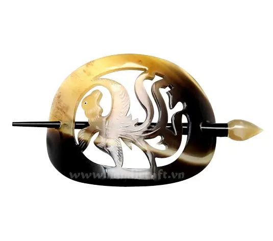 Handmade Horn Hair Accessories HD50259, handmade buffalo horn jewelry