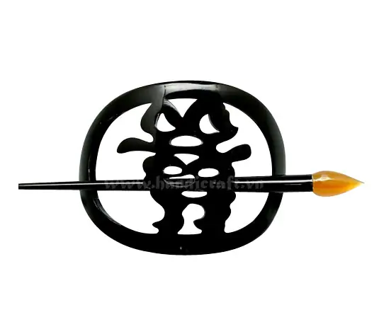 Handmade Horn Hair Accessories HD50273, handmade buffalo horn jewelry
