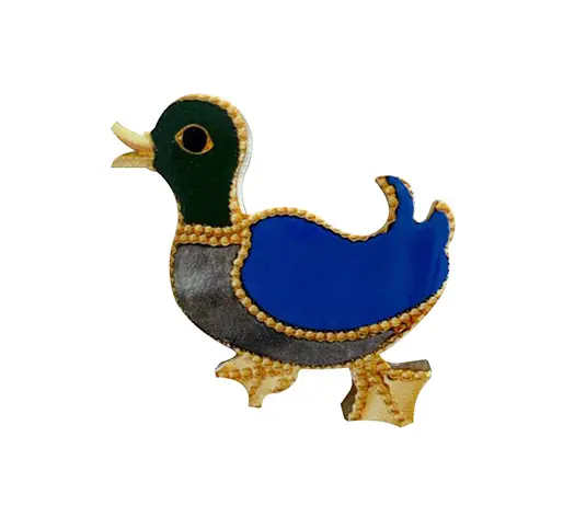 Handmade Horn Brooch HD60007, handmade buffalo horn jewelry