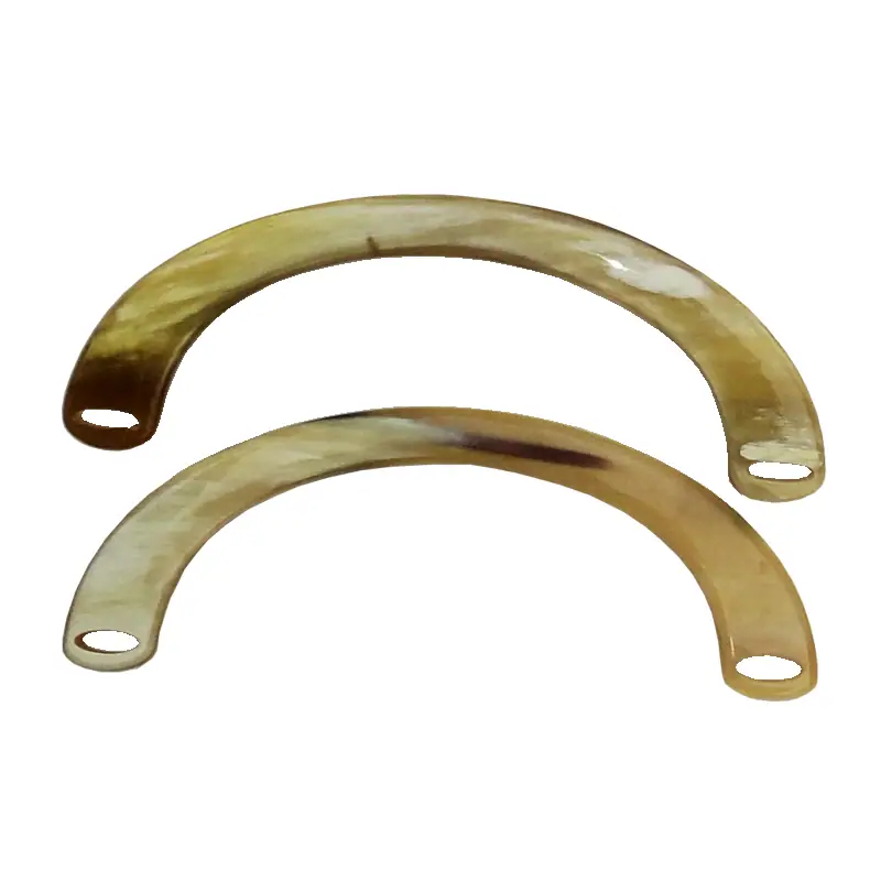 Horn Handbag Handles HD90001, handmade buffalo horn jewelry